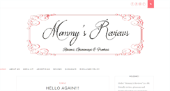 Desktop Screenshot of mommysreviews.com
